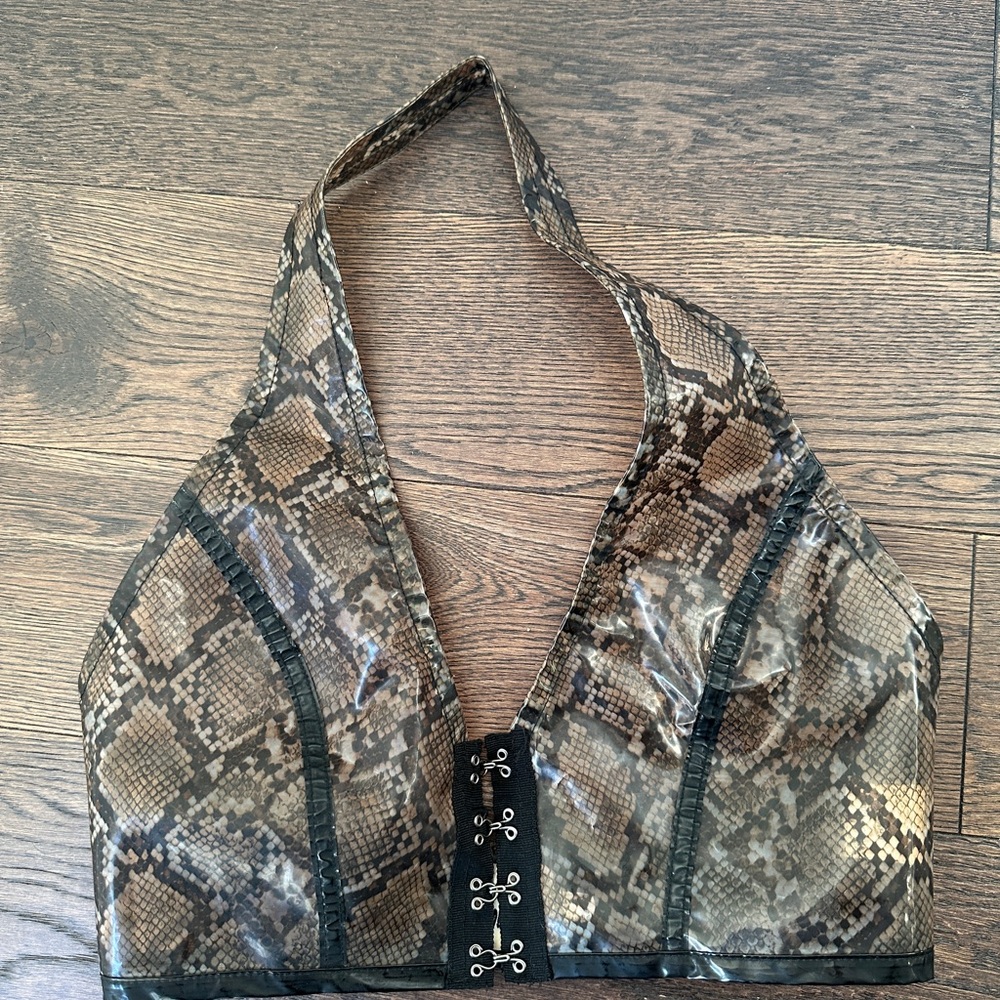Princess Polly Snakeskin Top